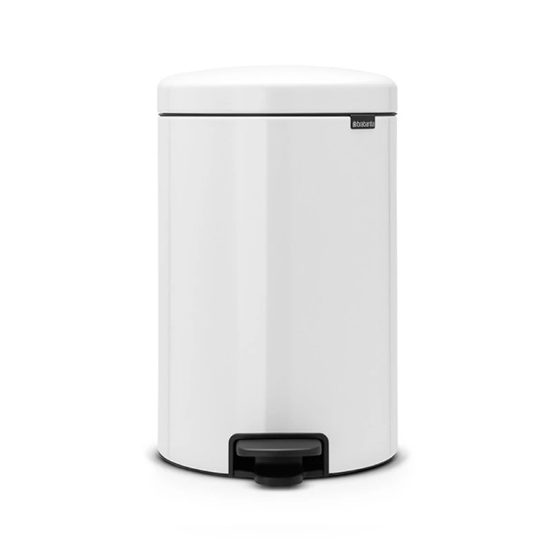 Кош за смет с педал Brabantia NewIcon 20L, White, метална кофа